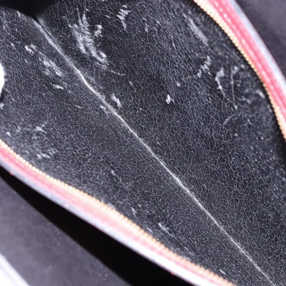 LOUIS VUITTON Epi Bicolor Varenne Hand Bag Black Red M52387 LV Auth 138674 - Picture 10 of 16